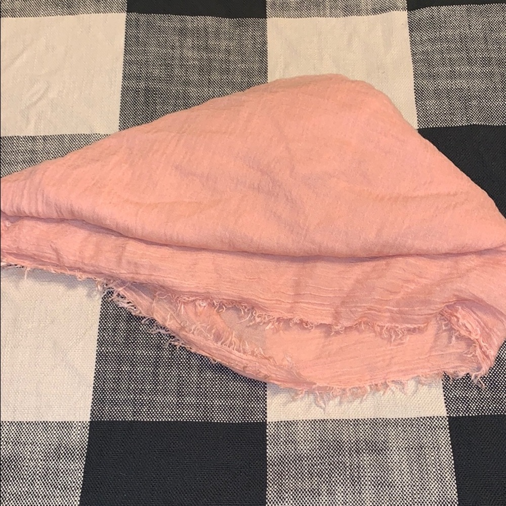 Ann Taylor Large Pink Scarf NWT